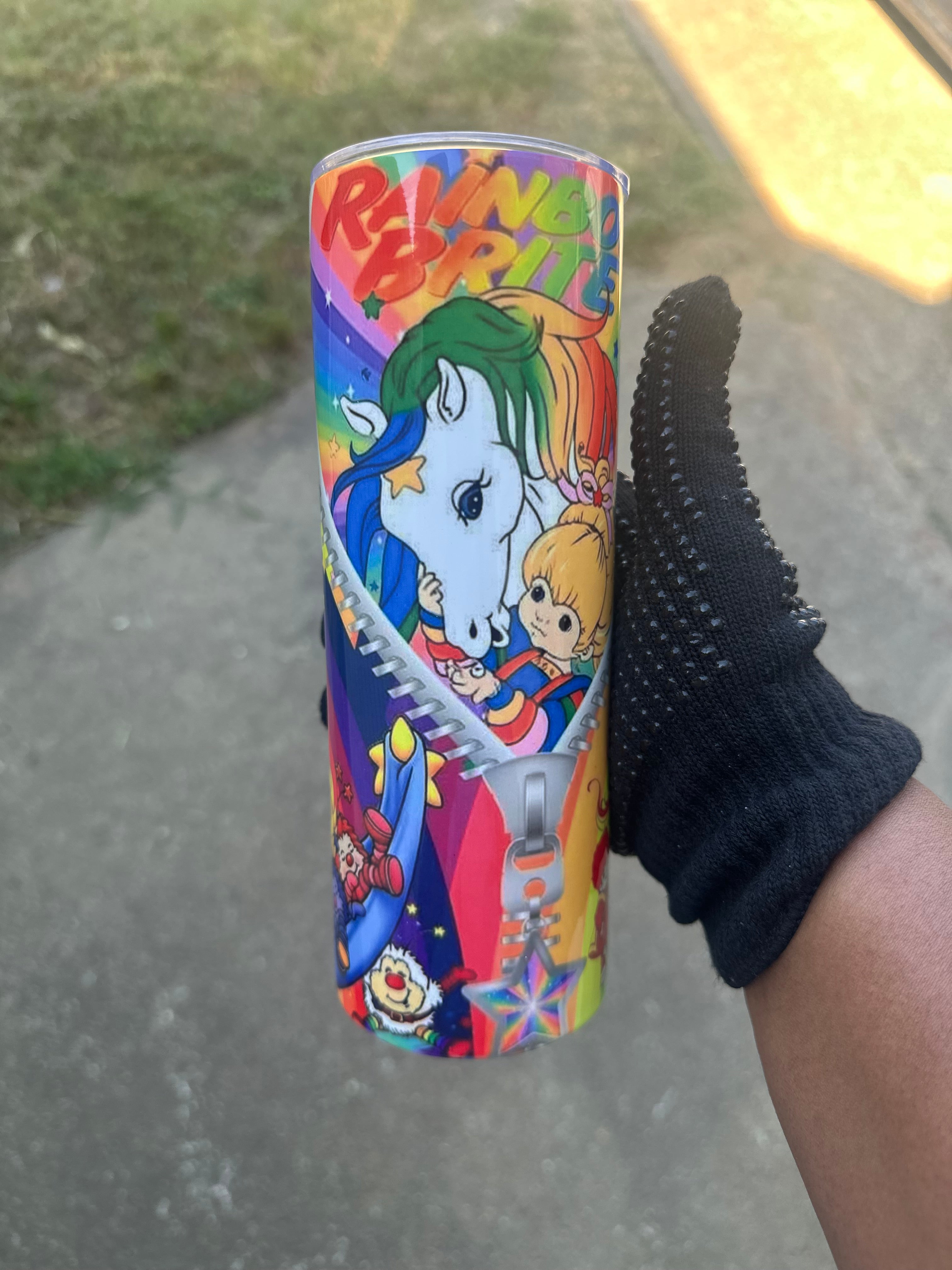 Rainbow Brite Retro Tumbler