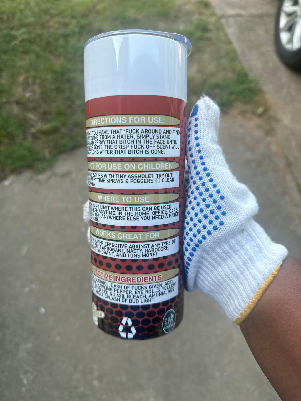 “Haters Be Gone – 49ers Edition Tumbler”