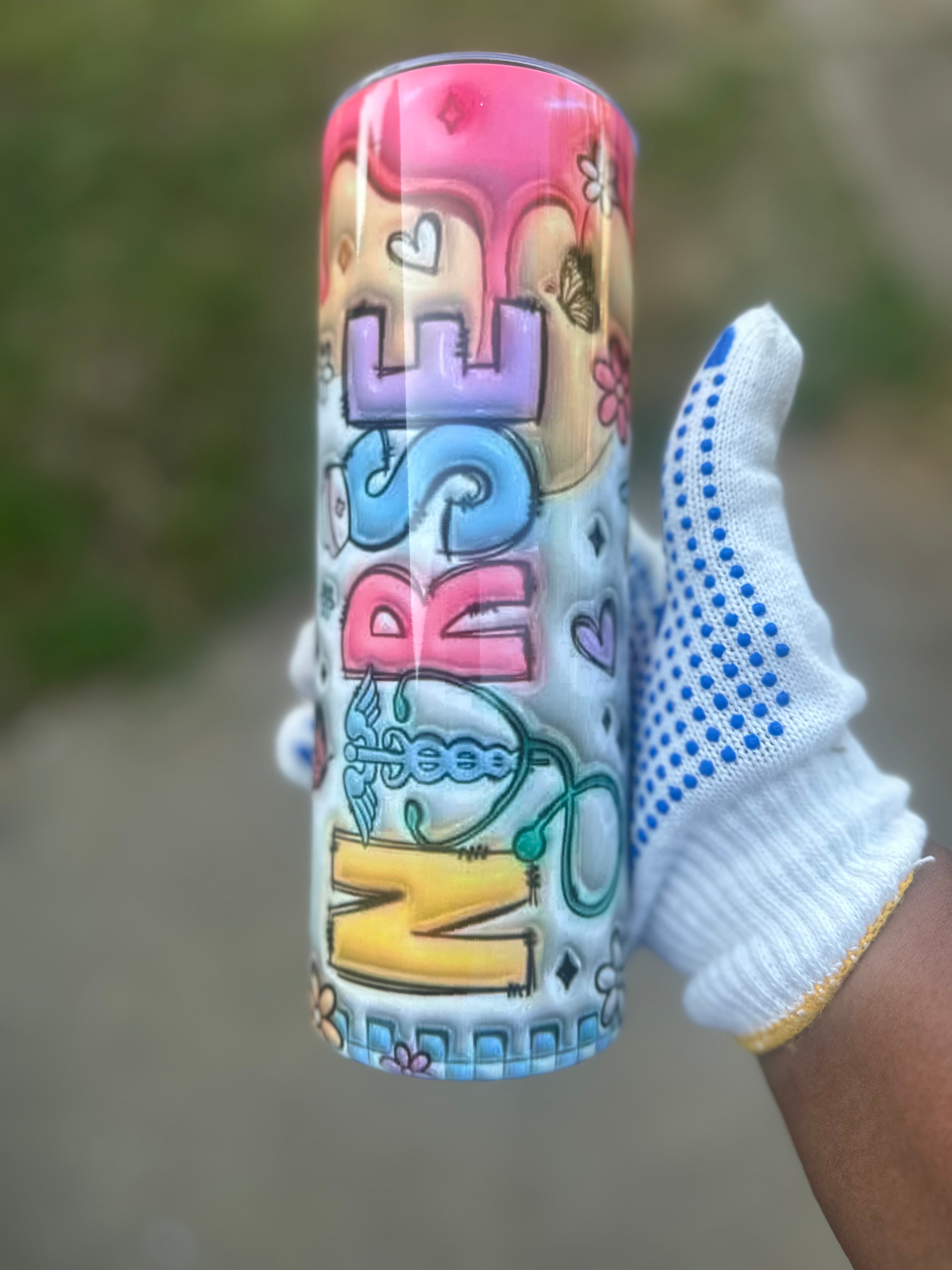 Nurse drip 💧 tumbler
