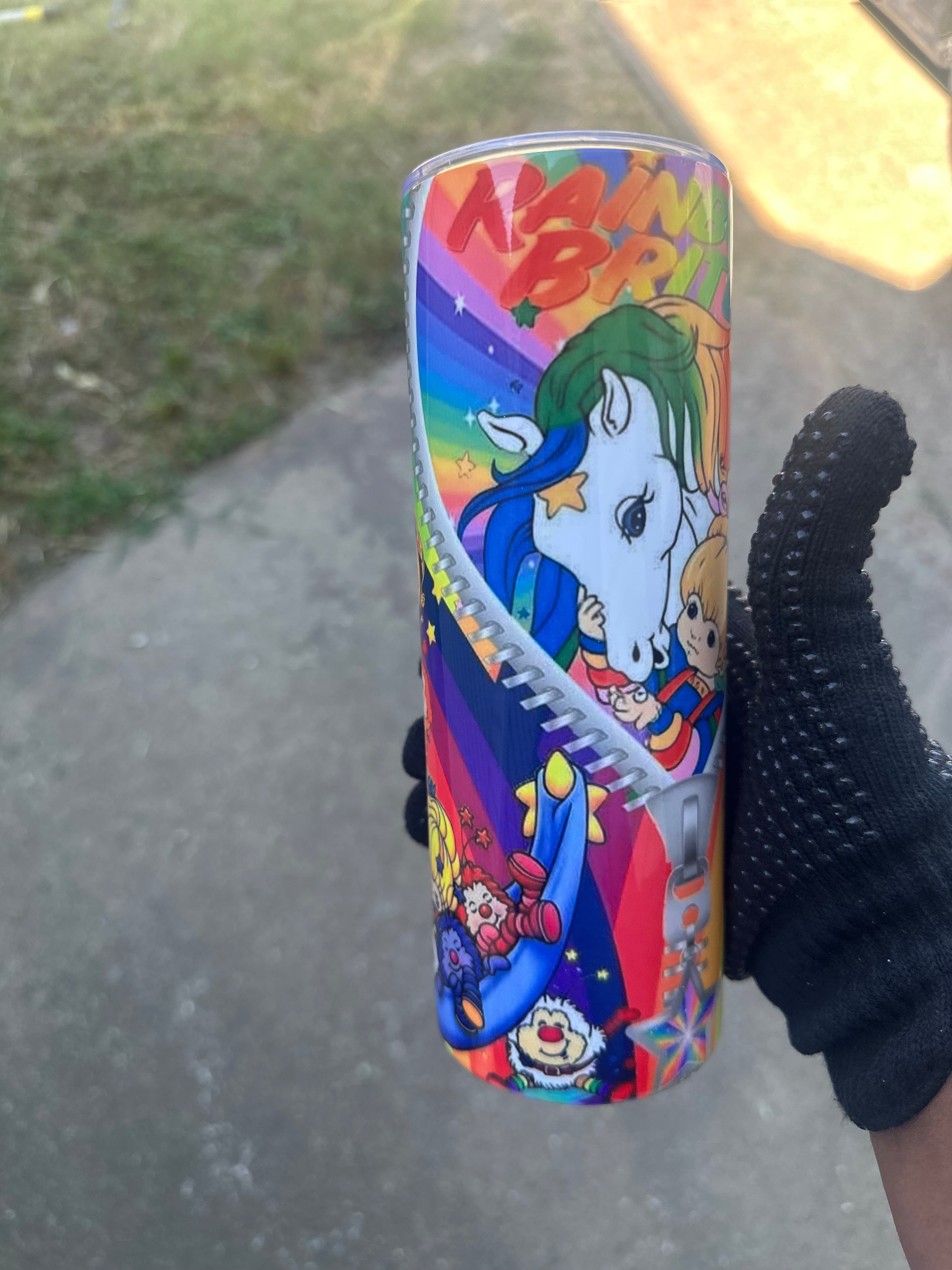Rainbow Brite Retro Tumbler